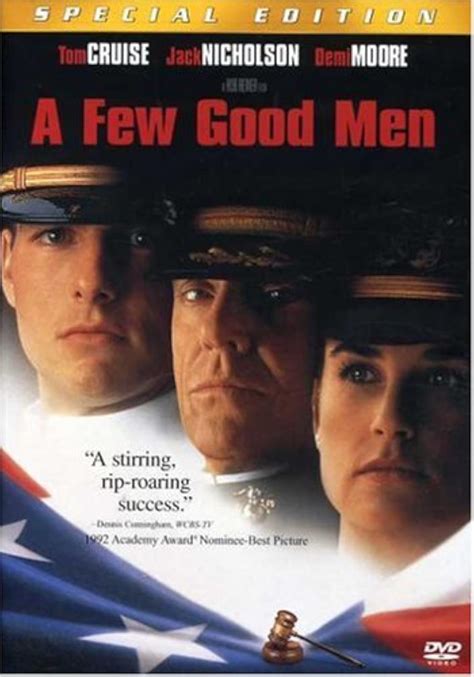 A Few Good Men Special Edition On DVD With Tom Cruise Drama