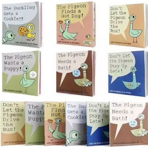 Don't let the Pigeon drive the bus series by Mo Willems 6 books ...