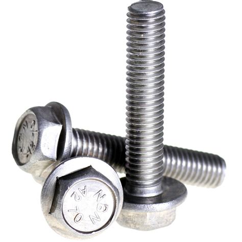 8mm M8 A2 STAINLESS STEEL FLANGED HEX HEAD BOLTS FLANGE HEXAGON SCREWS DIN 6921 | eBay