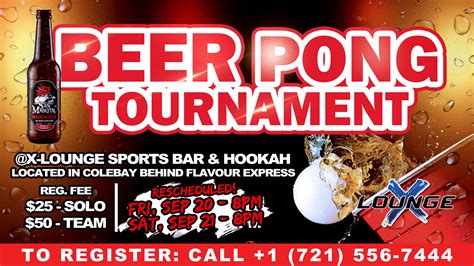 Beer Pong Tournament | St Maarten Events