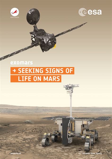 ESA - Robotic Exploration of Mars: ExoMars mission poster | Mission ...