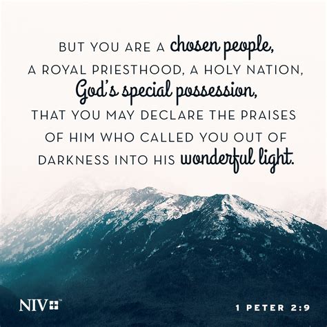 NIV Verse of the Day: 1 Peter 2:9