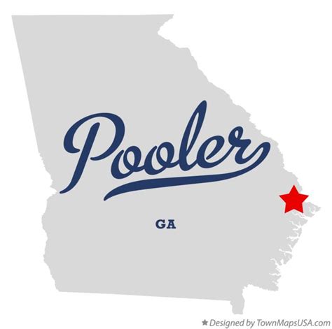 Map of Pooler, GA, Georgia