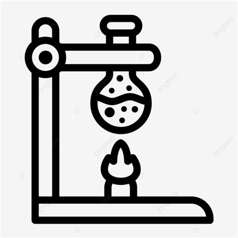 Bunsen Burner Vector Icon Design Illustration, Bunsen Burner, Experiments, Healthcare And ...