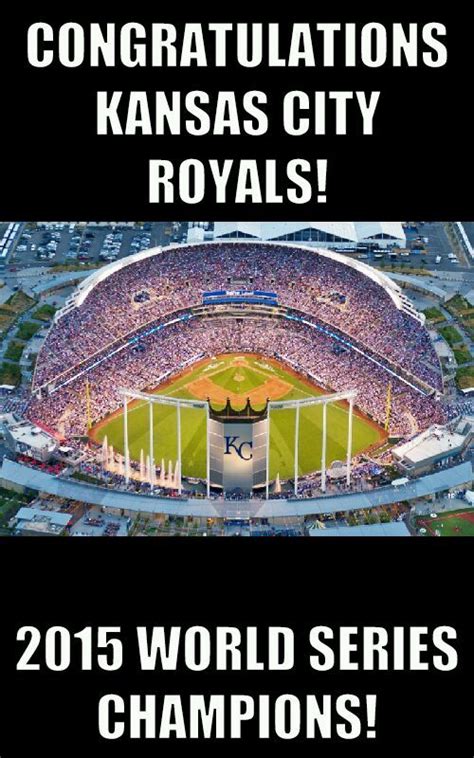 Congratulations Kansas City Royals 2015 World Series Champions ...