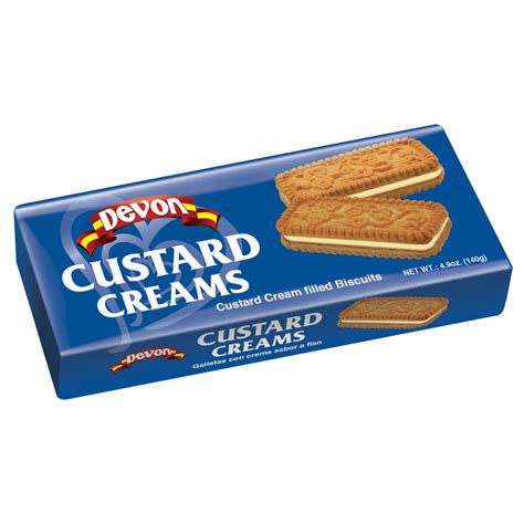 DEVON BISCUITS – CUSTARD CREAMS 140g – Carib Import & Export Inc.