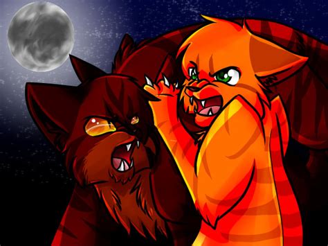 tigerstar vs firestar by fuzzyfire932 on DeviantArt