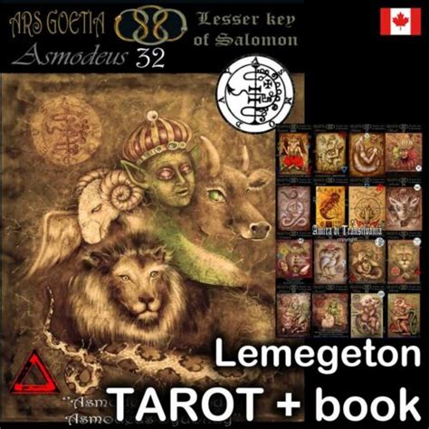 lemegeton demons seal tarot card cards deck dark grimoire vintage oracle rare v1 | eBay