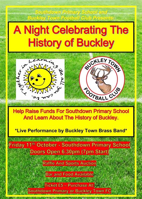 Buckley Town FC on Twitter: "Friday 11th October - @SouthdownCP & @BTFCofficial77 Present ‘A ...