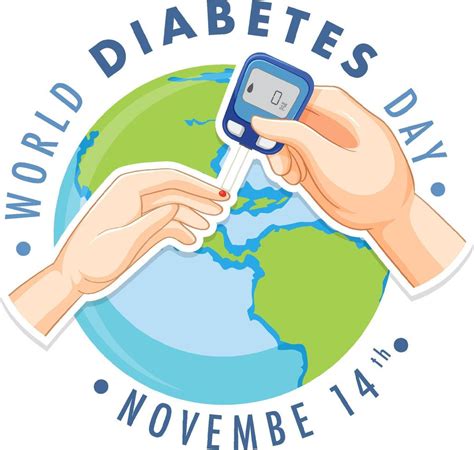 World Diabetes Day Logo Design 11132385 Vector Art at Vecteezy