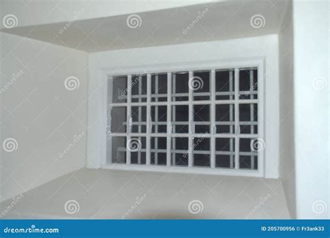 Prison Cell Window stock photo. Image of cell, locked - 205700956