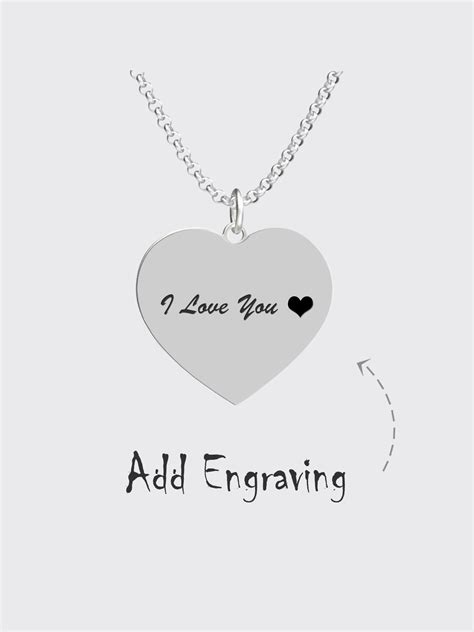 Personalized Photo Heart Necklace