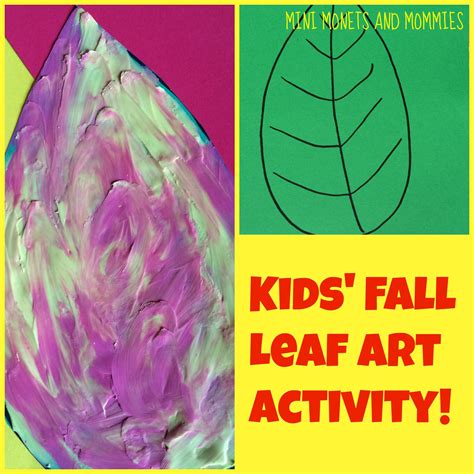 Mini Monets and Mommies: Fall Leaf Color Change Clay Art