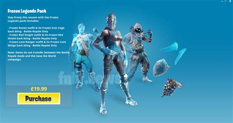 Fortnite Frozen Legends Pack leaks, Save the World on sale - VG247