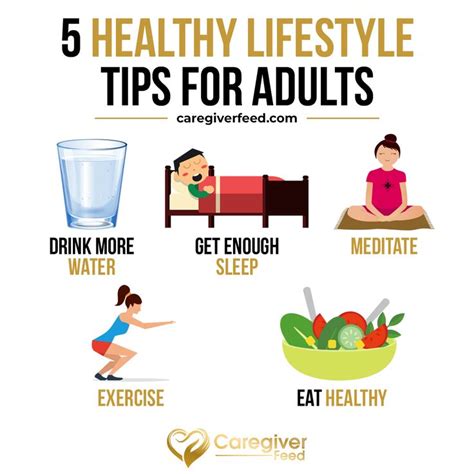 5 healthy lifestyle tips for adults 😄 | Healthy lifestyle, Healthy ...