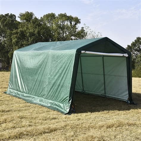 10ft x 15ft x 8ft Outdoor Patio Canopy Carport Tent Car Shelter Garage ...