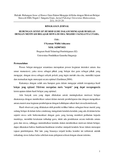 (PDF) Review Jurnal Psikologi Pendidikan (UTS) Psikologi Pendidikan | I ...