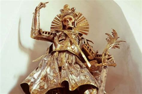 Relics of St Pancratius, Church of St Nicholas, Wil, Switzerland | Skull and bones, Reliquary, Relic