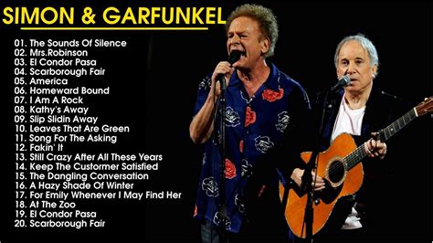 Simon & Garfunkel Greatest Hits- Top Best Songs Of Simon & Garfunke | Best songs, Simon ...