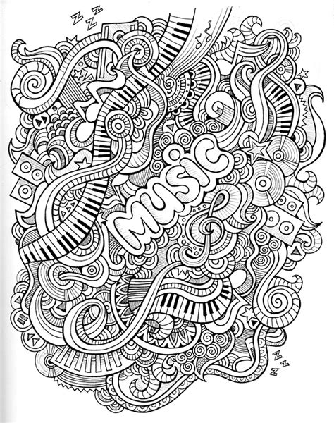 Hand drawn doodles music illustration on Behance