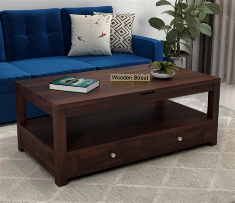 Buy Jack Coffee Table with Lift Top (Walnut Finish) Online in India at Best Price - Modern ...