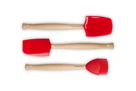 Le Creuset Spatula Set - 3 pieces - Premium - Cerise | Buy now at ...