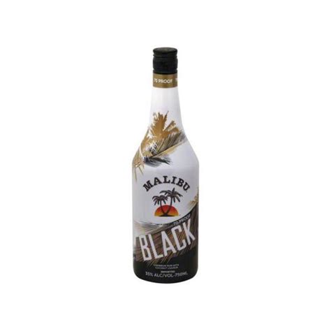 Malibu Black 750ml - Frostys Bottle Shop