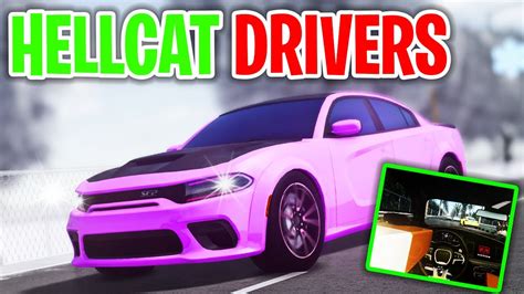 POV DRIVING 1000HP HELLCAT CHARGER IN ROBLOX GREENVILLE - YouTube