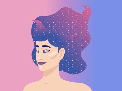 Galaxy Girl by Serenity on Dribbble