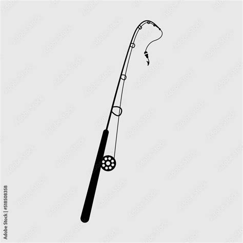 Fishing Rod SVG Cut File, Fishing Pole Svg, Fishing Reel Svg, Fishing Hook Svg, Fishing Svg ...