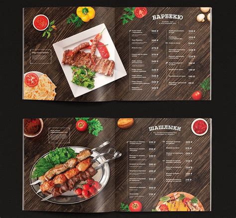 Menu nhà hàng theo xu hướng thiết kế của thế giới