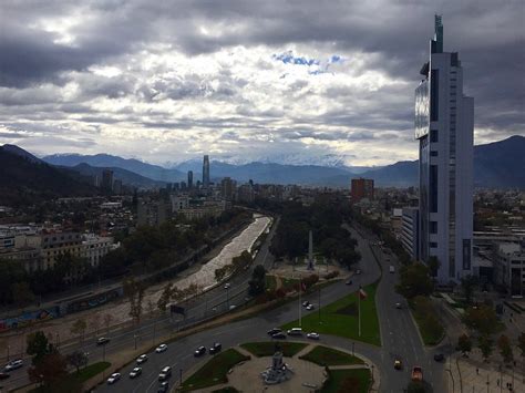 The Santiago Skyline - lauren on location