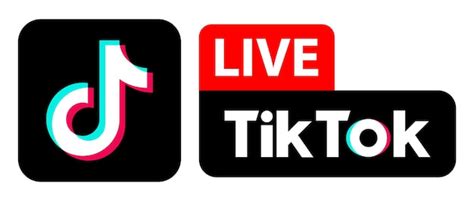 Premium Vector | TikTok live logoLive stream icon