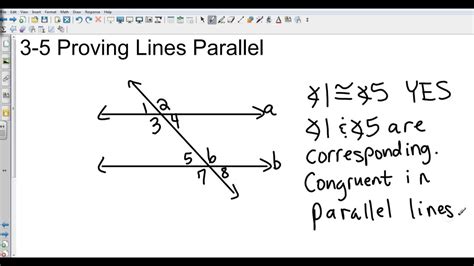 How To Prove Lines Are Parallel Geometry