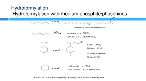 PPT - CATALYSIS I . The HYDROFORMYLATION REACTION PowerPoint Presentation - ID:3006100