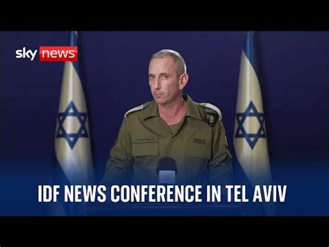 Watch live: IDF Spokesperson Daniel Hagari provides update on Israel ...