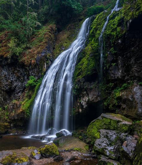 Little Mashel Falls in Washington State Stock Photo - Image of park ...