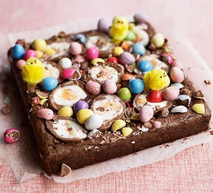 Easter egg brownies recipe | BBC Good Food