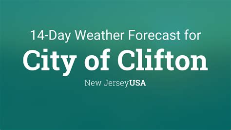 City of Clifton, New Jersey, USA 14 day weather forecast