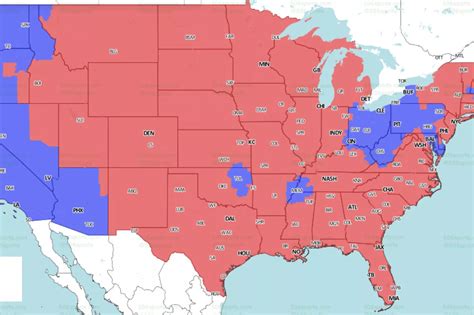 2019 NFL Distribution Map: Check out if you will get to see the ...