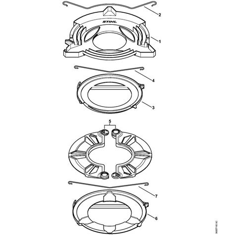 Stihl FS 131 R Brushcutter (FS 131 R) Parts Diagram, M TRANSPORT GUARD