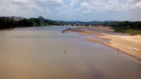 Bharathapuzha river(India) a view from the track.. - YouTube