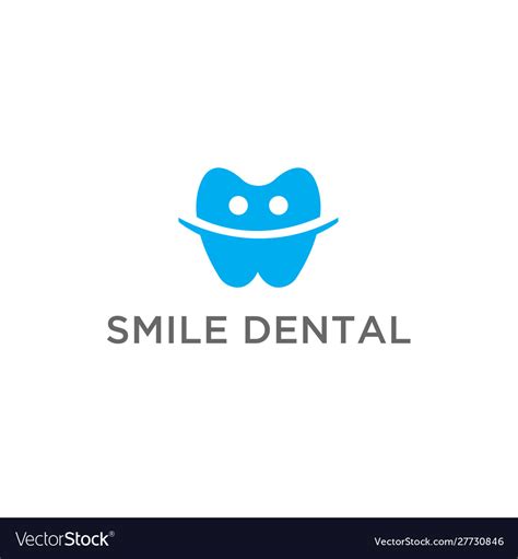 Smile dental Royalty Free Vector Image - VectorStock