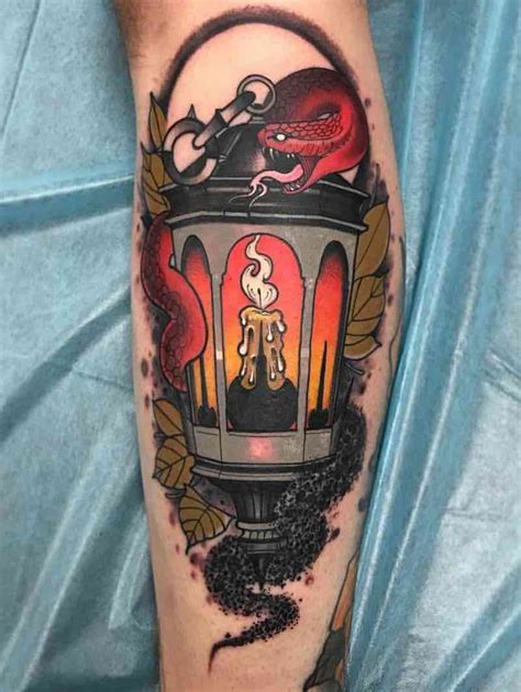 Lantern Tattoo by Umbrella Face - Tattoo Insider