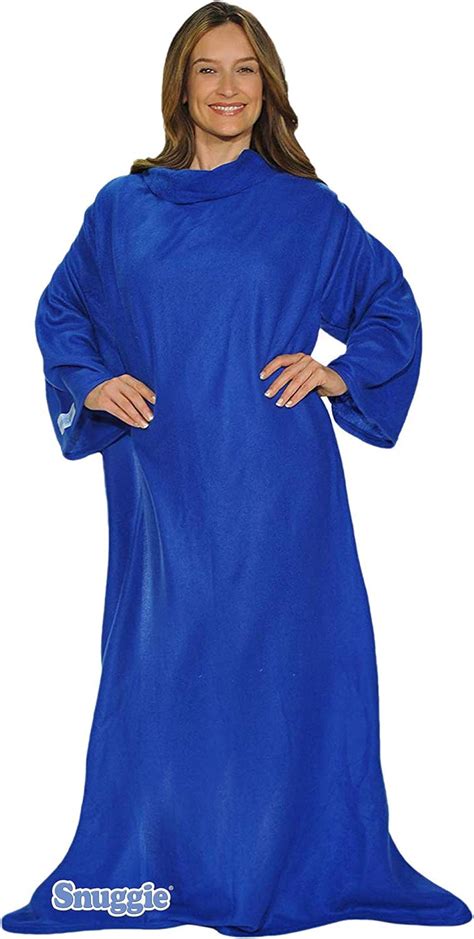 Snuggie Original Wearable Blanket with Sleeves - Warm, Soft Fleece for Adults - Blue : Amazon.co ...