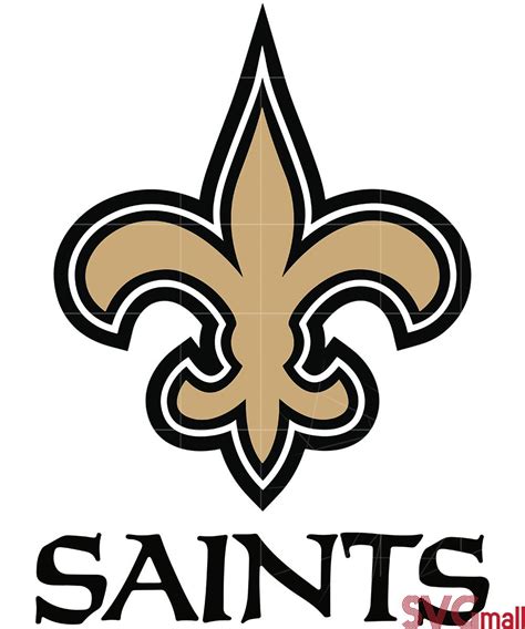 New Orleans Saints Logo Svg Free Download - Files For Cricut & Silhouette