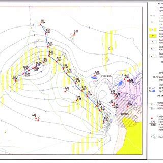 Schematic map of underground water service conditions within the ...