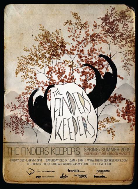 The Finders Keepers | Sydney SS09 Poster | Artwork by Kevin Tran | Poster artwork, Artist, Art ...