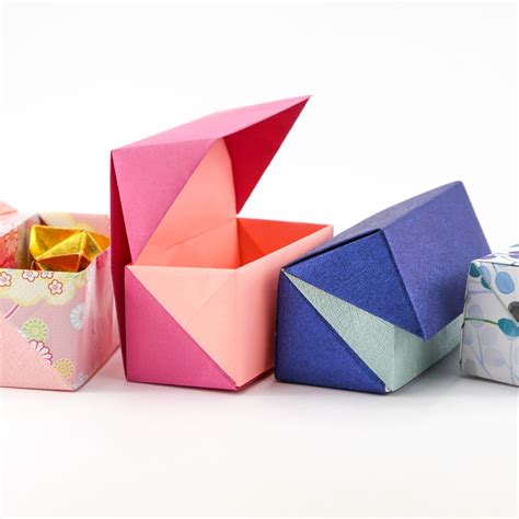 Origami Long Hinged Box Tutorial - Treasure Chest Box - Paper Kawaii