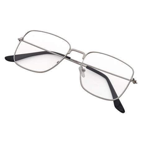 Male Glass Square Metal Silver Eyewear Optical Frame at Rs 45/piece in ...